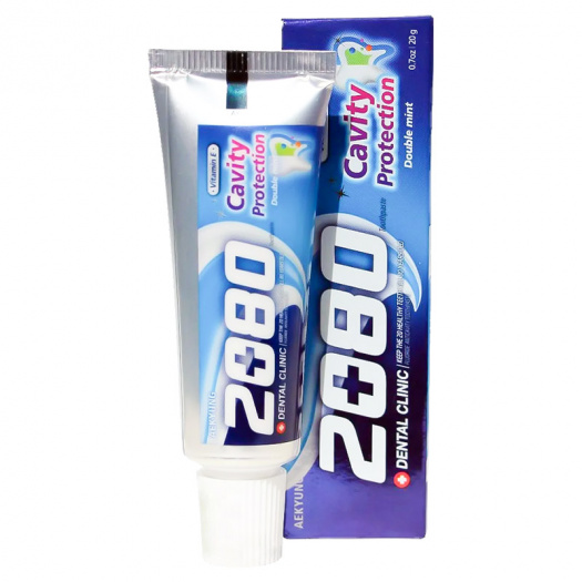 Зубная паста с натуральной мятой Dental Clinic 2080 Cavity Protection Double Mint Mini