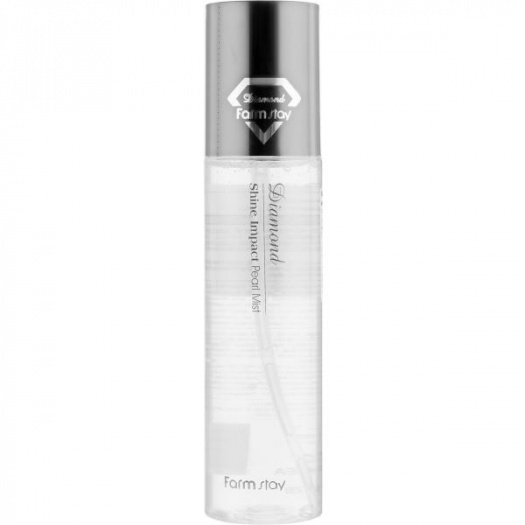 Увлажняющий мист с эффектом сияния FarmStay Diamond Shine Impact Pearl Mist