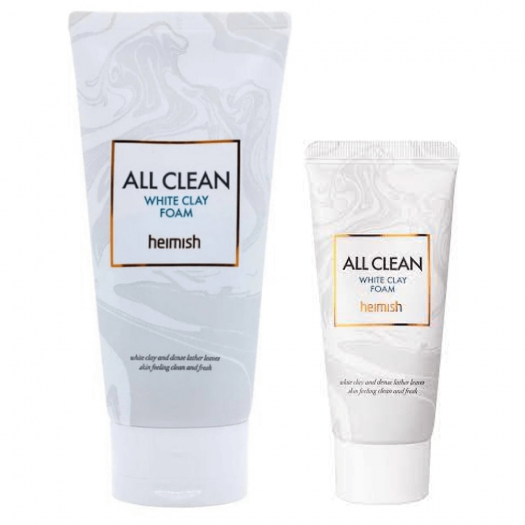 Пенка для умывания глиняная для глубокого очищения пор | Heimish All Clean White Clay Foam 150g