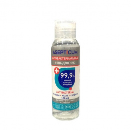 Антибактериальный гель для рук во флаконе Asepticum 100ml