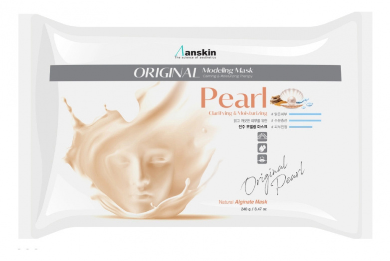 Маска альгинатная Anskin Original Pearl Modeling Mask Refill 