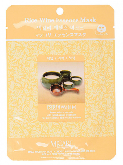 Mijin E Маска тканевая макколе Makgeolli Essence Mask