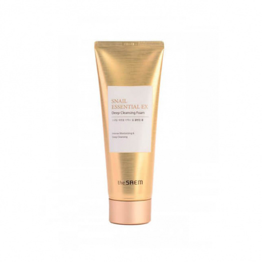Пенка глубокоочищающая The Saem Snail Essential EX Deep Cleansing Foam