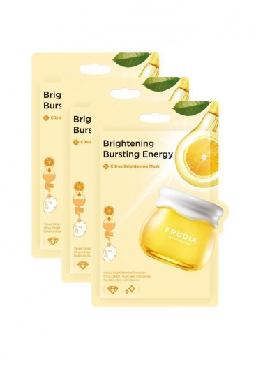 Маска для лица для придания сияния с цитрусом Frudia Citrus Brightening Mask