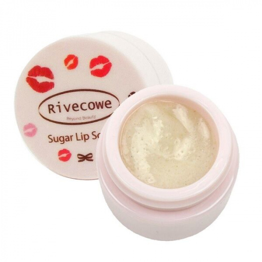 Скраб для губ сахарный Rivecowe Sugar Lip Scrub