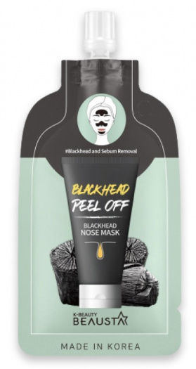 Очищающая маска для носа против черных точек Beausta Blackhead Nose Mask