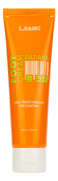 Отшелушивающий пилинг-крем для ног с экстрактом папайи L.Sanic Med Treat Healing Exfoliating Foot Cream With Papaya Enzymes