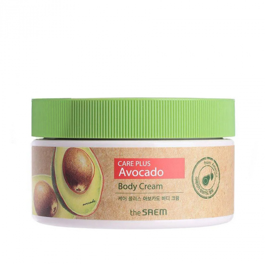 Крем для тела с авокадо The Saem Care Plus Avocado Body Cream 