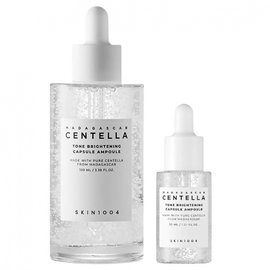 261417 SKIN1004 Madagascar Centella Tone Brightening Capsule Ampoule 30ml, Осветляющая ампула для ли