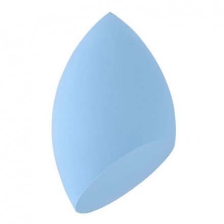 СНГ Спонж косметический для макияжа лица срезанный голубой BLUE, в упаковке 6см