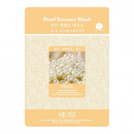 Маска тканевая жемчуг Mijin Essence Pearl Essence Mask