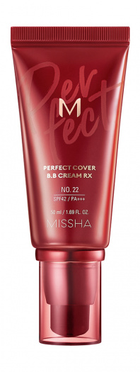 Тональный BB крем Missha M Perfect Cover BB Cream Rx SPF42/PA+++ No. 22 Neutral Beige