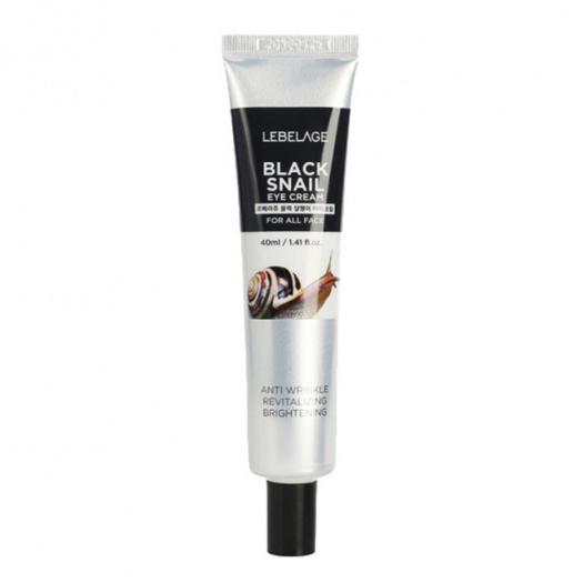 Крем для области вокруг глаз с муцином чёрной улитки Lebelage Black Snail Eye Cream