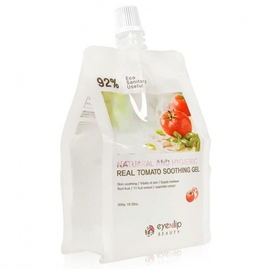 Гель для тела увлажняющий Eyenlip Natural And Hygienic Real Tomato Soothing Gel 