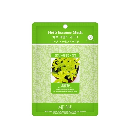Маска тканевая экстракты трав Mijin Essence Herb Essence Mask 