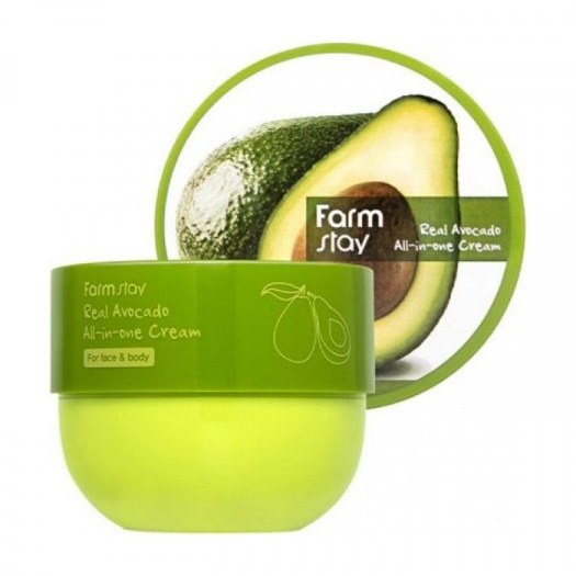 Многофункциональный антивозрастной крем с экстрактом авокадо FarmStay Real Avocado All-In-One Cream
