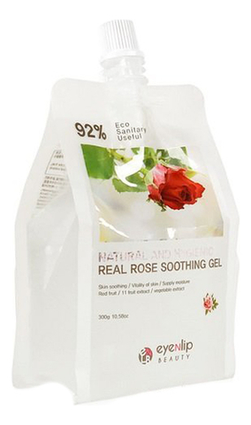 Гель для тела увлажняющий Eyenlip Natural And Hygienic Real Rose Soothing Gel 
