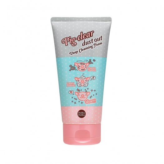 Глубоко очищающая пенка для лица Holika Holika Pig-Clear Dust Out Deep Cleansing Foam