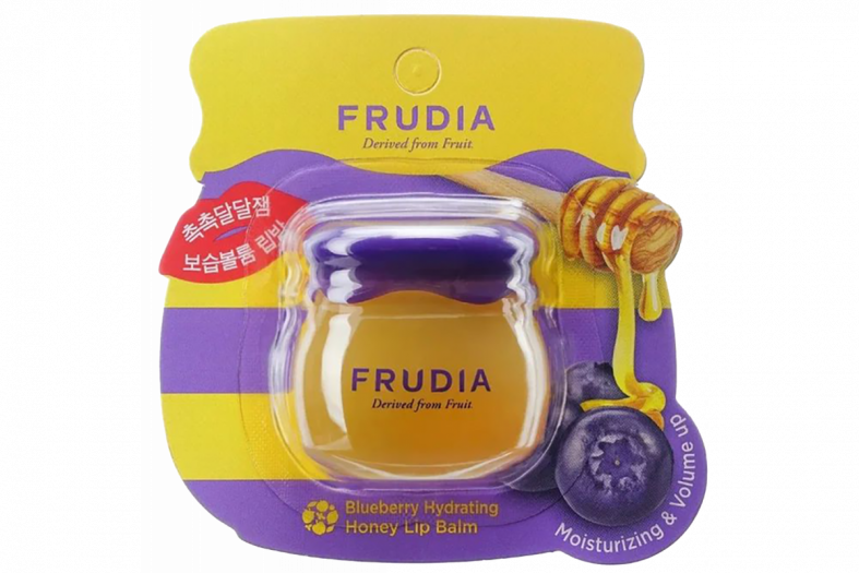 Увлажняющий бальзам для губ с черникой медом Frudia Blueberry Hydrating Honey Lip Balm
