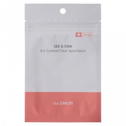 Маска-патч The Saem See & Saw A.C Control Clear Spot Patch