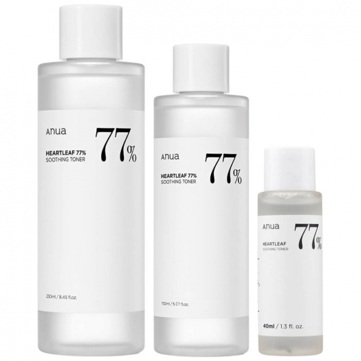 Тонер с успокаивающим действием| ANUA Heartleaf 77% Soothing Toner 250ml