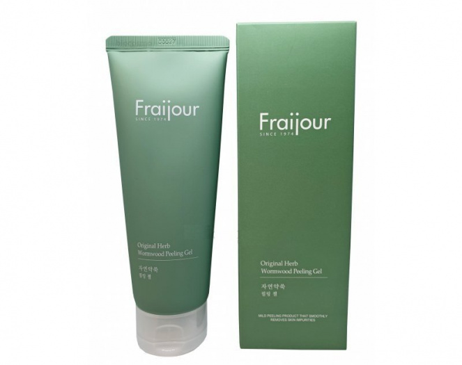 Гель-пилинг для лица с растительными экстрактами Fraijour Original Herb Wormwood Peeling Gel 