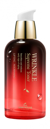 Питательный тонер с женьшенем The Skin House Wrinkle Supreme Toner