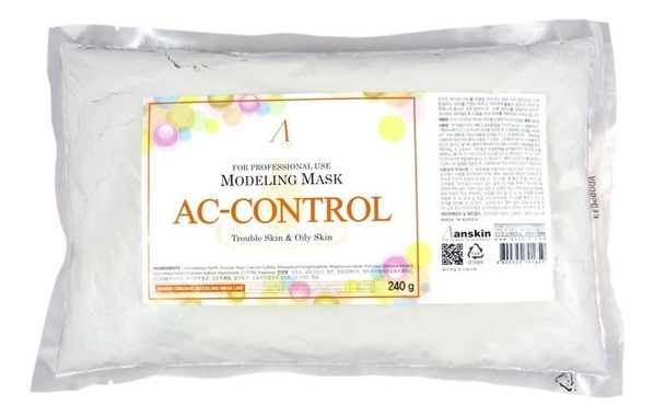 Маска альгинатная Anskin Original AC Control Modeling Mask Refill 
