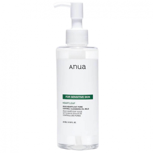 Масло гидрофильное  очищающее 200 мл | ANUA Heartleaf Pore Control Cleansing Oil 200 ml