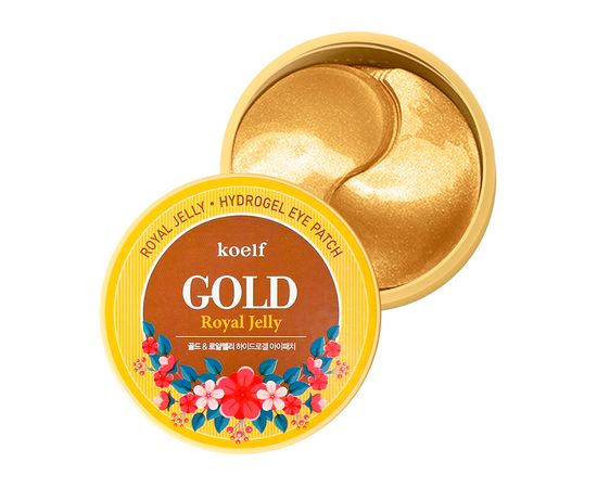 Гидрогелевые патчи для глазс золотом и маточным молочком Koelf Royal Jelly Hydrogel Eye