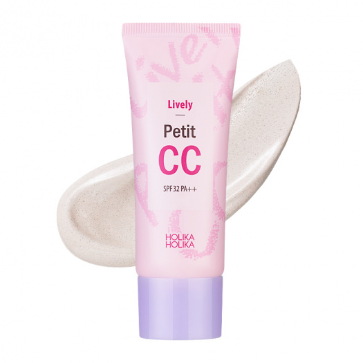 СС-крем для светлой кожи лица Holika Holika Lively Petit CC SPF 32 PA++