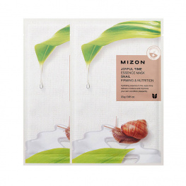 Тканевая маска с экстрактом улиточного муцина Mizon Joyful Time Essence Mask Snail