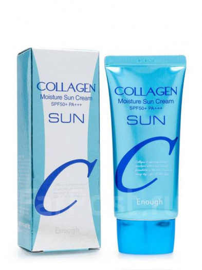 Солнцезащитный крем с коллагеном Enough Collagen Moisture Sun Cream SPF50+ PA+++