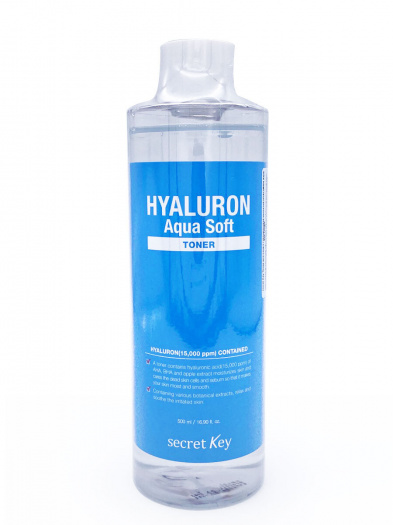 Тонер для лица с гиалуроновой кислотой Secret Key Hyaluron Aqua Soft Toner