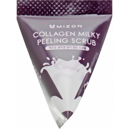Скраб-пилинг молочный Mizon Collagen Milky Peeling Scrub
