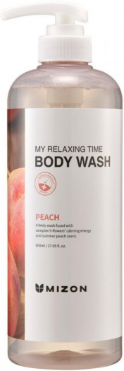 Гель для душа Mizon My Relaxing Time Body Wash Peach 