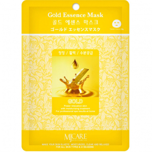 Маска тканевая золото Mijin Essence Gold Essence Mask