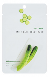 Тканевая маска для лица с экстрактом огурца Eunyul Cucumber Daily Care Sheet Mask