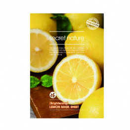 Маска, придающая сияние коже с лимоном Secret Nature Lemon Sheet Mask