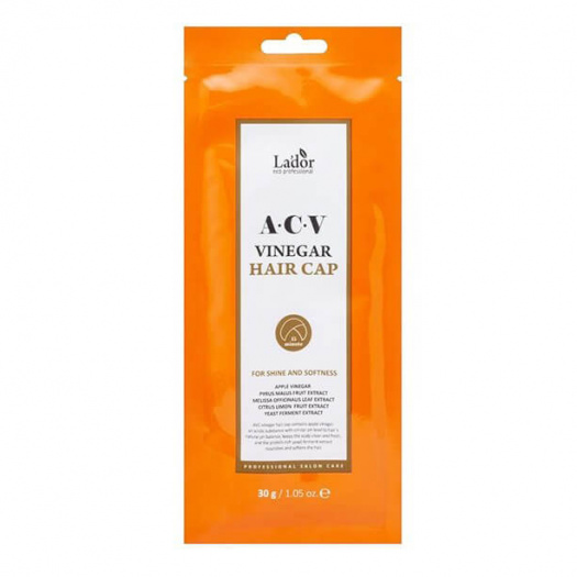 Маска-шапка для волос с яблочным уксусом Lador Acv Vinegar Hair Cap