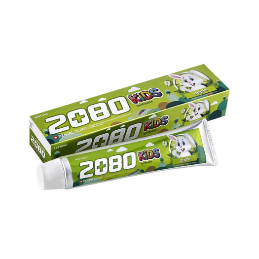 Детская зубная паста яблочная Aekyung 2080 Kids Applesauce Toothpaste