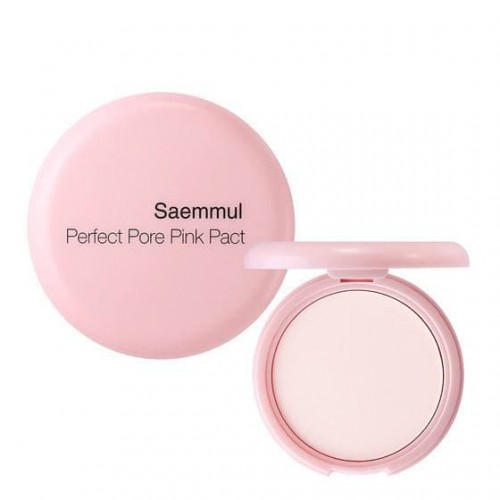 Пудра розовая The Saem Saemmul Perfect Pore Pink Pact 