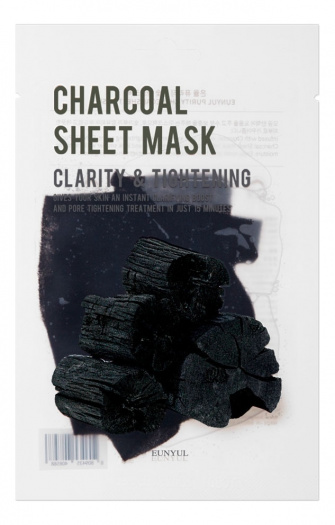 Тканевая маска с древесным углем Eunyul Purity Charcoal Sheet Mask