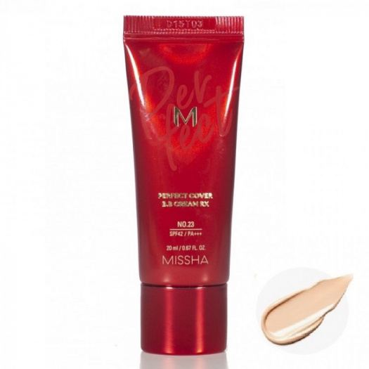 Тональный BB крем Missha M Perfect Cover BB Cream Rx SPF42/PA+++ No. 23 Natural Beige