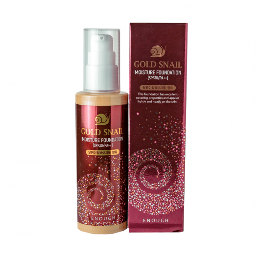 Тональная основа с муцином улитки Enough Gold Snail Foundation #13