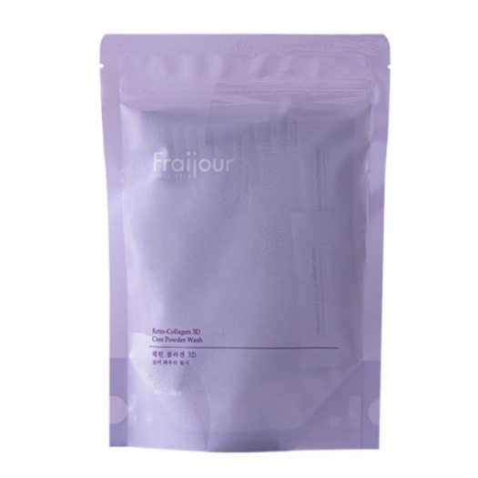 [Fraijour] Укрепляющая энзимная пудра КОЛЛАГЕН / РЕТИНАЛЬ Retin-Collagen 3D Core Powder Wash, 30 шт * 1 гр