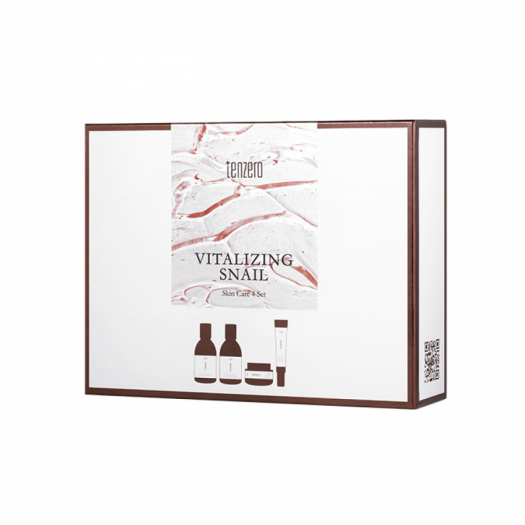 Tenzero Vitalizing Snail Skin Care 4set Набор для лица с муцином улитки