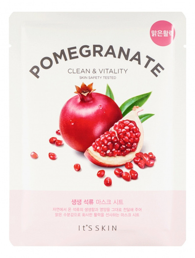 Тканевая маска укрепляющая с гранатом It's Skin The Fresh Pomegranate Mask Sheet
