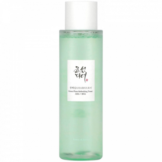 Тонер отшелушивающий с кислотами | Beauty of Joseon AHA+BHA Green Plum Refreshing Toner 150ml