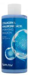 Увлажняющая эмульсия с гиалуроном и коллагеном FarmStay Collagen & Hyaluronic Acid Hydrating Emulsion